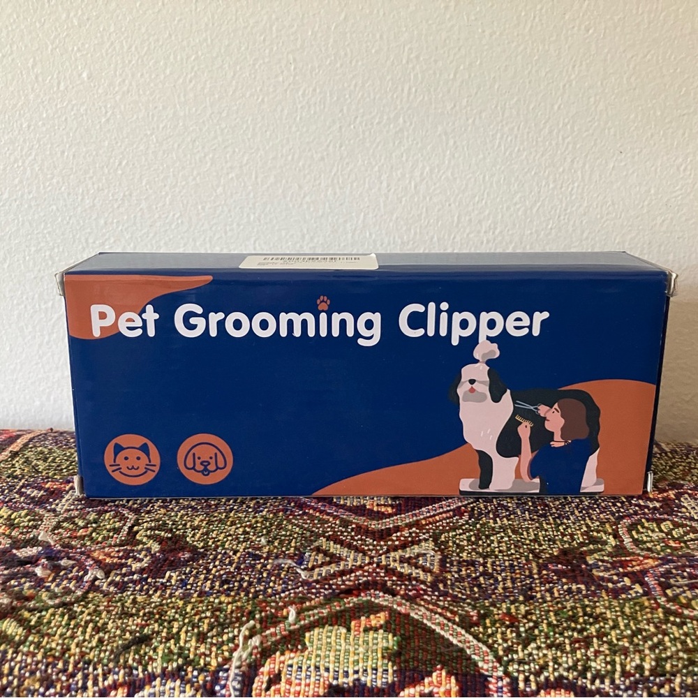 Pet Grooming Clipper - Blue and Orange